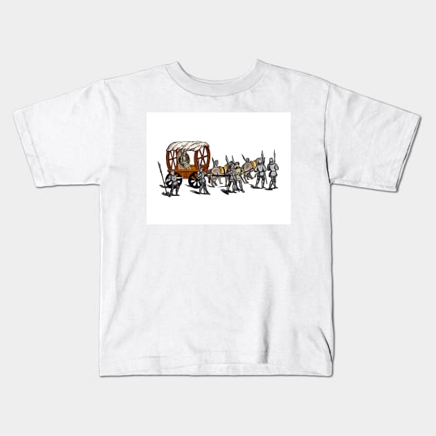 The King's Escort Kids T-Shirt by PictureNZ